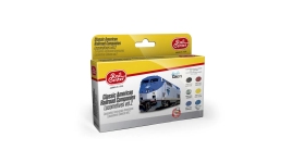 Ammo 4601008 - 6-tlg. Farbset Acryl Amerikanische Eisenbahngesellschaften, 15 ml - Set 2